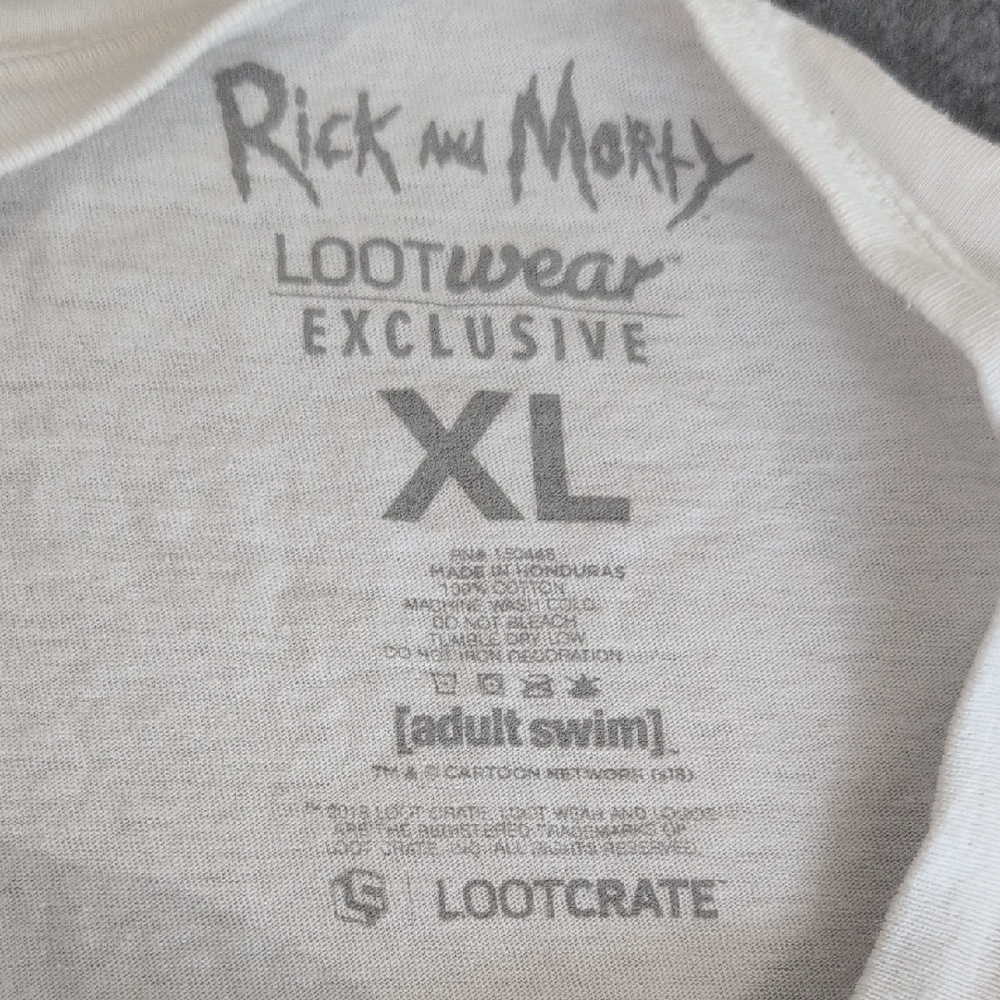 Rick and Morty LootWear Exclusive Graphic Tee - Men's XL - White - Picture 2 of 4